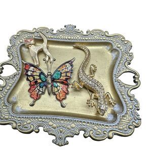 Vintage Brooch Craft Lot, Jewelry Embellishments